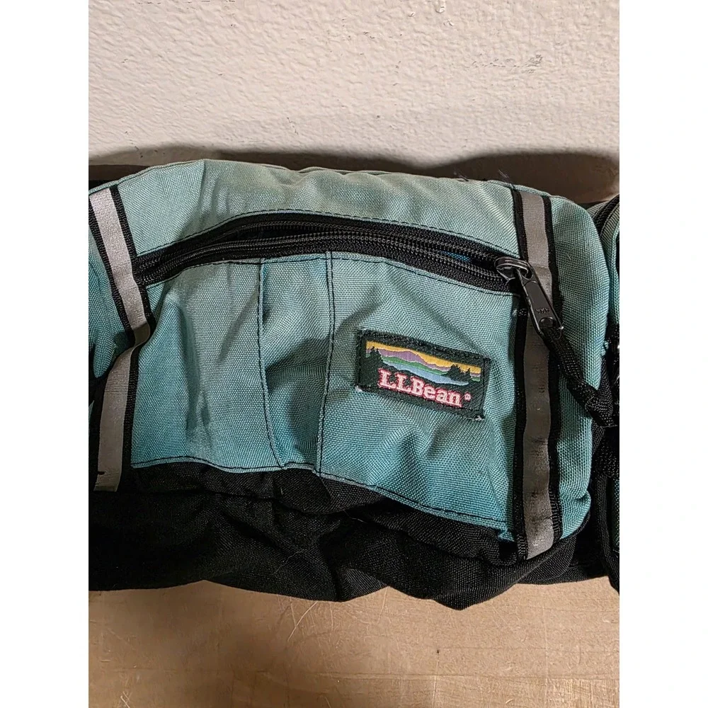 Vtg LL BEAN Fanny Pack Hip Sack Removable Insulated Bottle Holder Made in USA